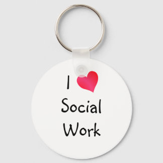 Llavero Amo El Trabajo Social