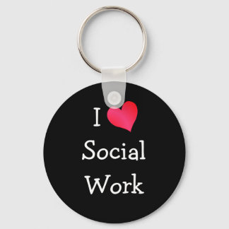 Llavero Amo El Trabajo Social