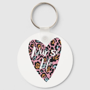 Llavero Amo Enfermera Vida Cheetah 16Love Enferse Life Che