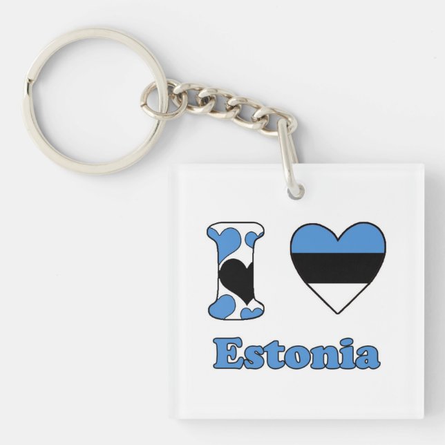 Llavero Amo Estonia (Frente)