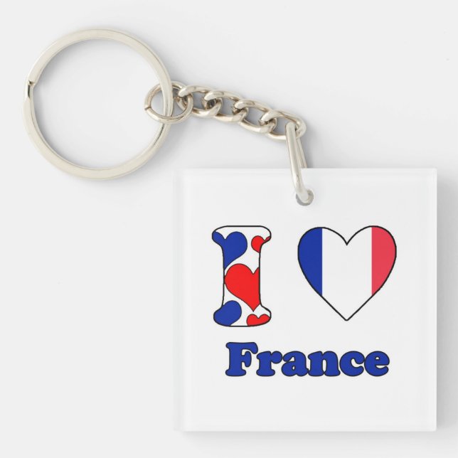 Llavero Amo Francia (Frente)