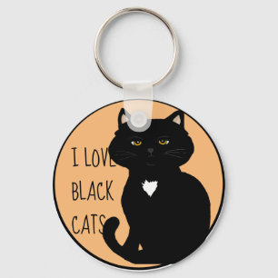 Llavero Amo gatos negros