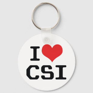 Llavero Amo Heart CSI - Investigación de la Escena del Cri