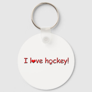 Llavero ¡Amo hockey! - Hembra