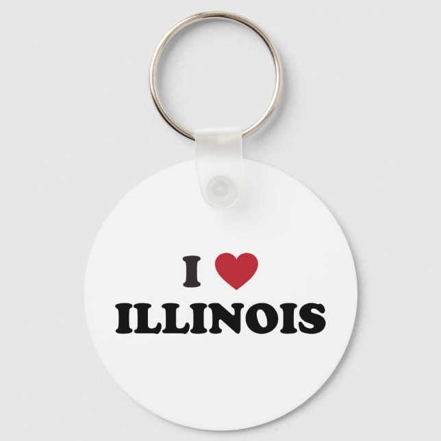 Llavero Amo Illinois (Anverso)