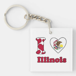 Llavero Amo Illinois