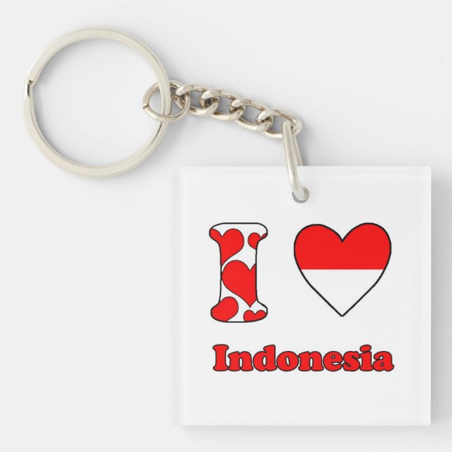 Llavero Amo Indonesia (Frente)