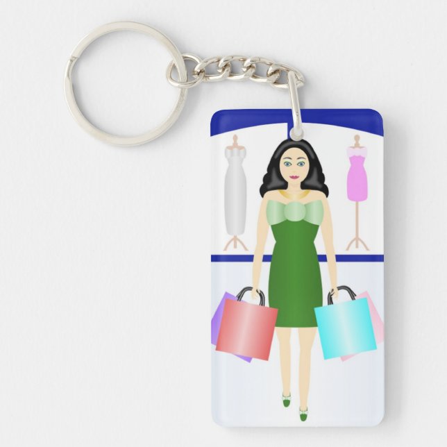 LLAVERO AMO IR DE COMPRAS (Frente)