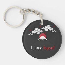 Llavero Amo Japón - Diseño Keychain Japonés