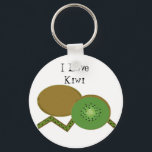 Llavero Amo Kiwi<br><div class="desc">Un divertido diseño de fruta con un jugoso kiwi con carne y semillas verdes. ...  El dicho puede cambiarse si así lo desea.</div>