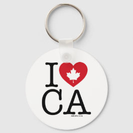 Llavero Amo la AC | Amo la cadena de Personalizados de Can