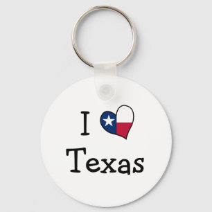 Llavero Amo la cadena de claves de Texas