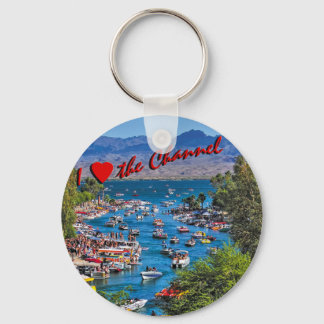 Llavero Amo la cadena de claves del canal