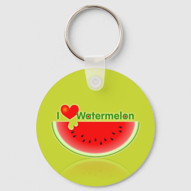 Llavero Amo la cadena de la sandía (Anverso)