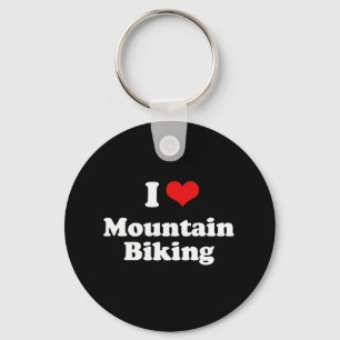Llavero Amo la camiseta Biking de la montaña