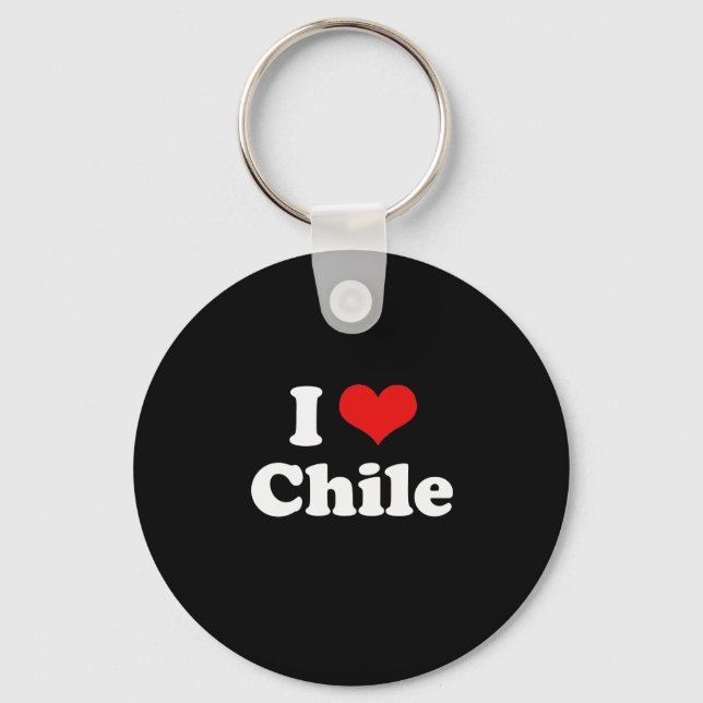 Llavero Amo la camiseta de Chile (Anverso)