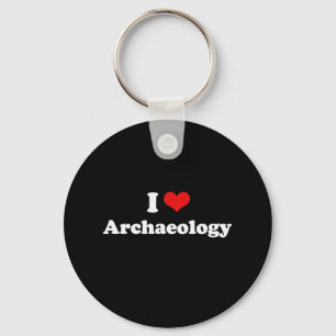 Llavero Amo la camiseta de la arqueología