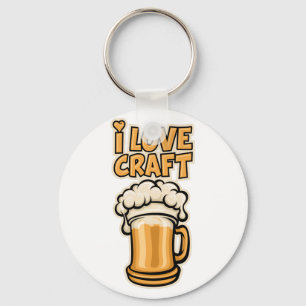 Llavero Amo La Cerveza Artesanal