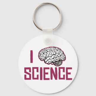 Llavero Amo la ciencia (cerebro)