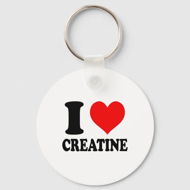 Llavero Amo la creatina (Anverso)