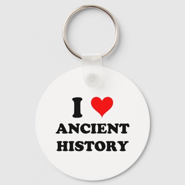 Llavero Amo la Historia Antigua (Anverso)
