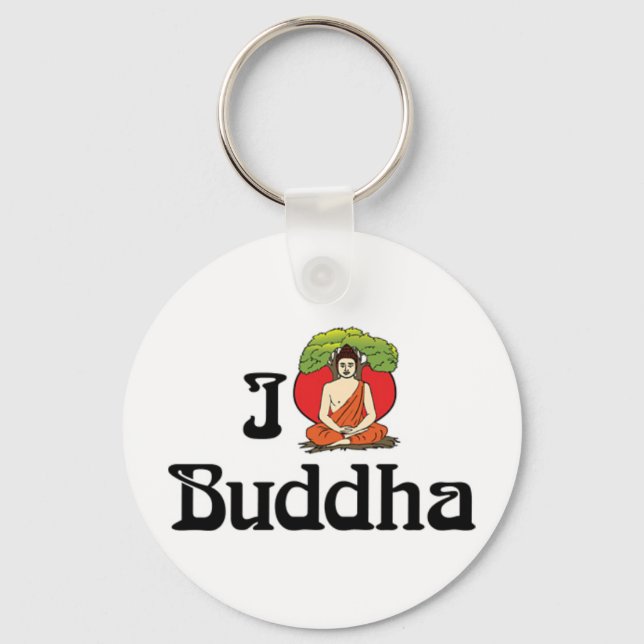Llavero Amo la Keychain de Buda (Anverso)