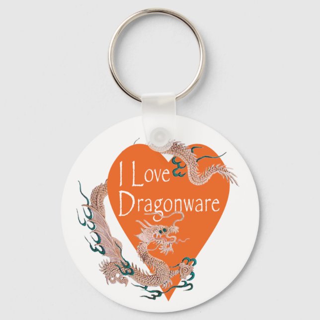 Llavero Amo la Keychain de Dragonware (Anverso)