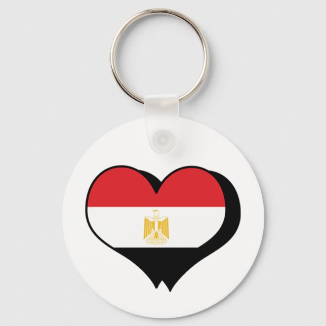 Llavero Amo la Keychain de Egipto (Anverso)