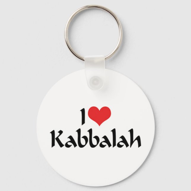 Llavero Amo la Keychain de Kabbalah (Anverso)