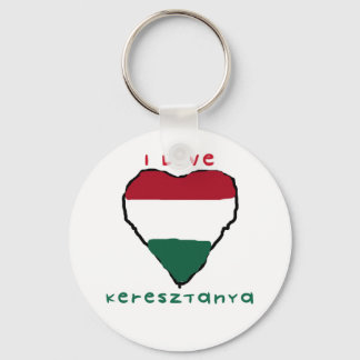 Llavero Amo la Keychain de Keresztanya
