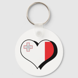 Llavero Amo la Keychain de Malta