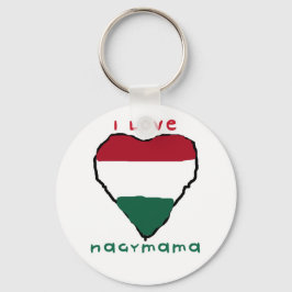 Llavero Amo la Keychain de Nagymama