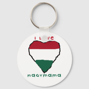 Llavero Amo la Keychain de Nagymama