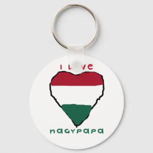 Llavero Amo la Keychain de Nagypapa
