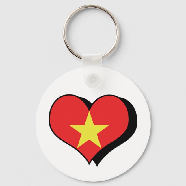 Llavero Amo la Keychain de Vietnam (Anverso)