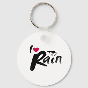 Llavero Amo la lluvia