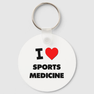 Llavero Amo la medicina de deportes