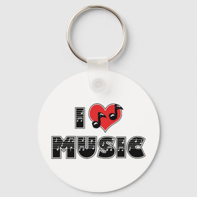 Llavero Amo la Música (Anverso)