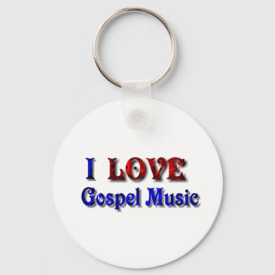 Llavero AMO la música gospel -Keychain-Effect-1
