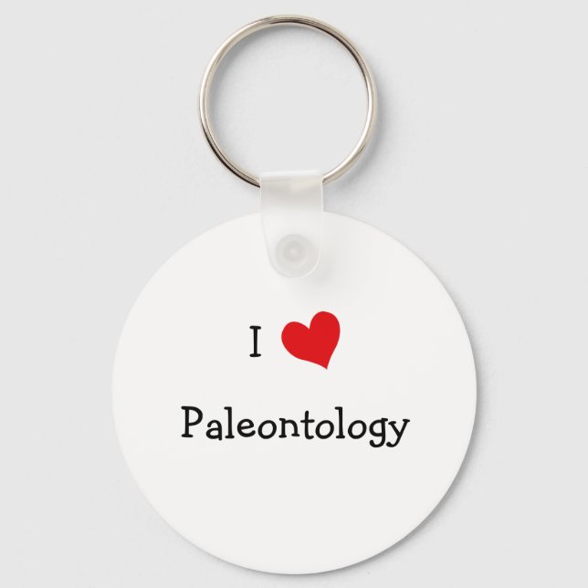 Llavero Amo la Paleontología (Anverso)