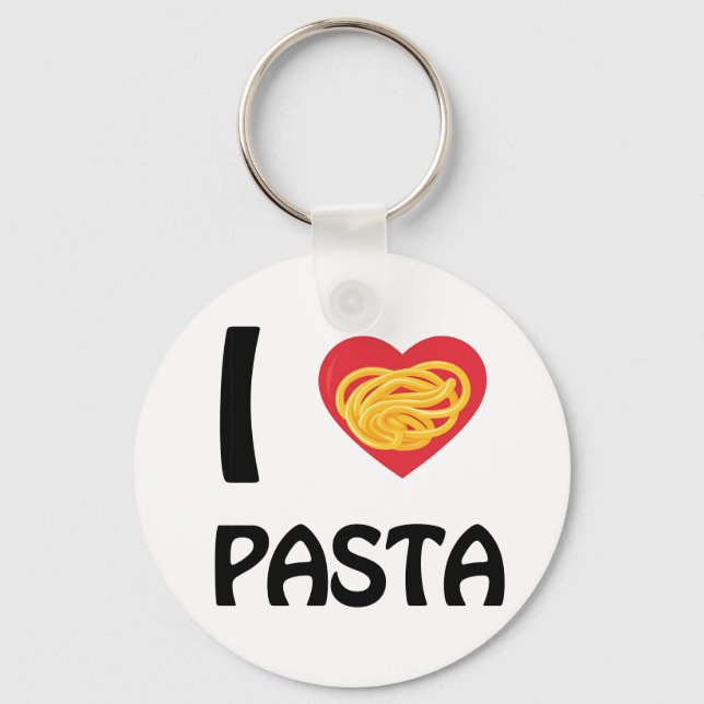 Llavero Amo la pasta (Anverso)
