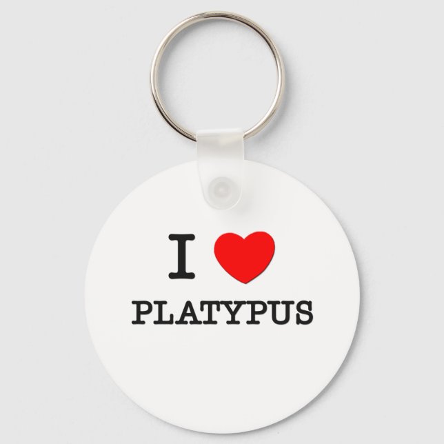 Llavero Amo la Platypus (Anverso)