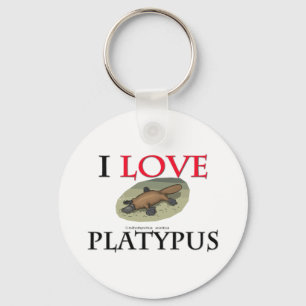 Llavero Amo la Platypus