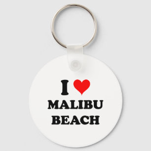 Llavero Amo la playa California de Malibu