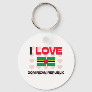 Llavero Amo la República Dominicana