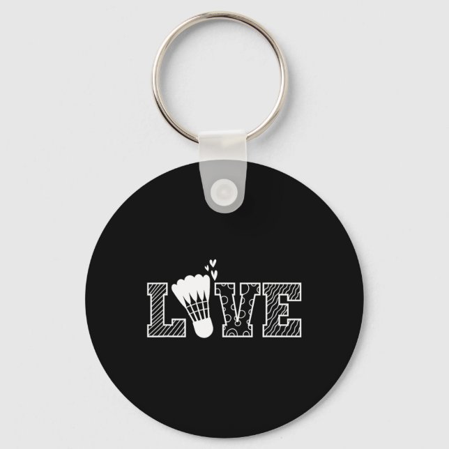 Llavero Amo lanzadera Dminton Racket (Anverso)