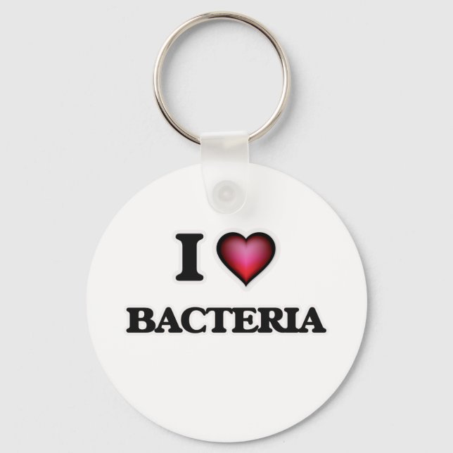Llavero Amo las bacterias (Anverso)