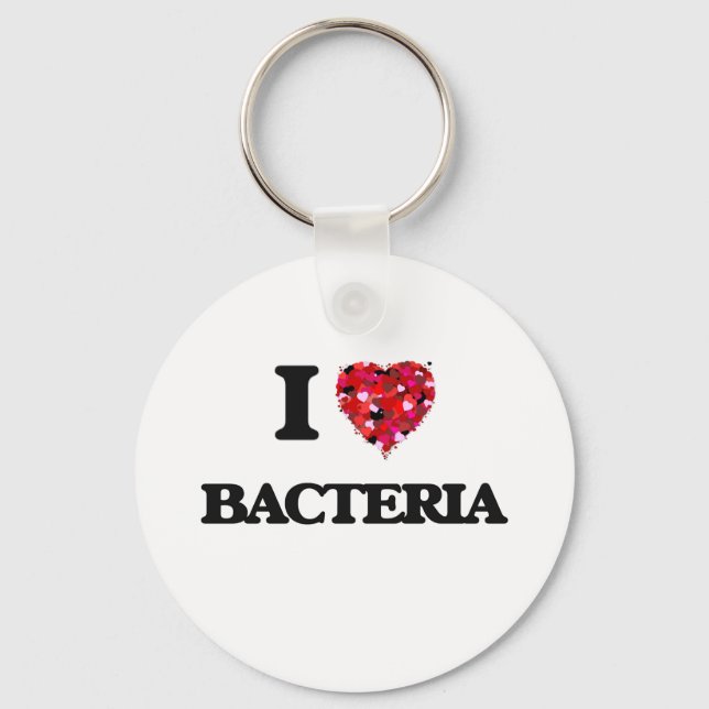 Llavero Amo las bacterias (Anverso)