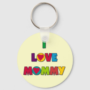 Llavero Amo las camisetas y los regalos de la mamá