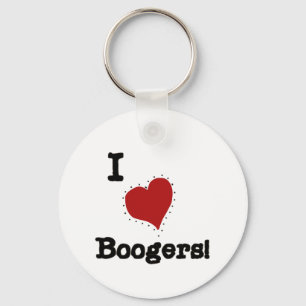 Llavero Amo las camisetas y los regalos de los Boogers